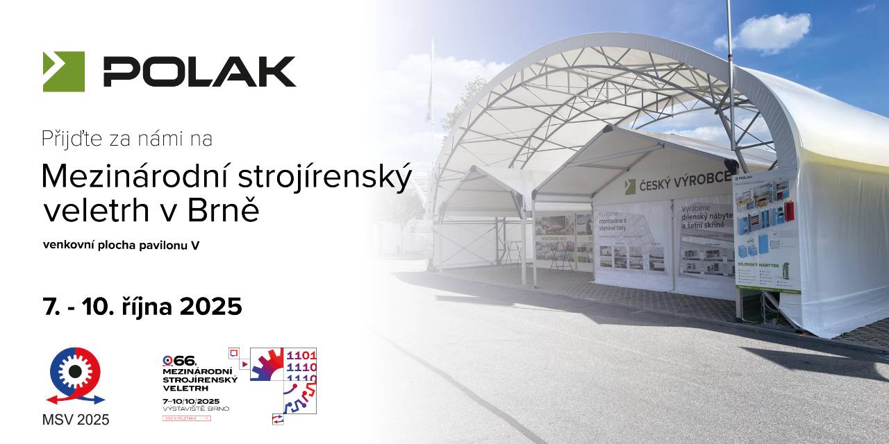 MSV 2025 - montované haly od POLAK CZ