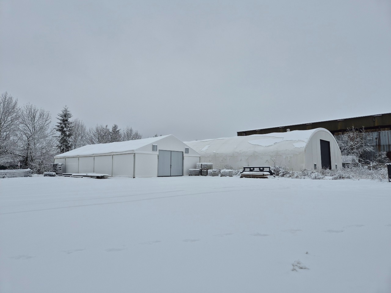 Oblouková vs. sedlová střecha haly