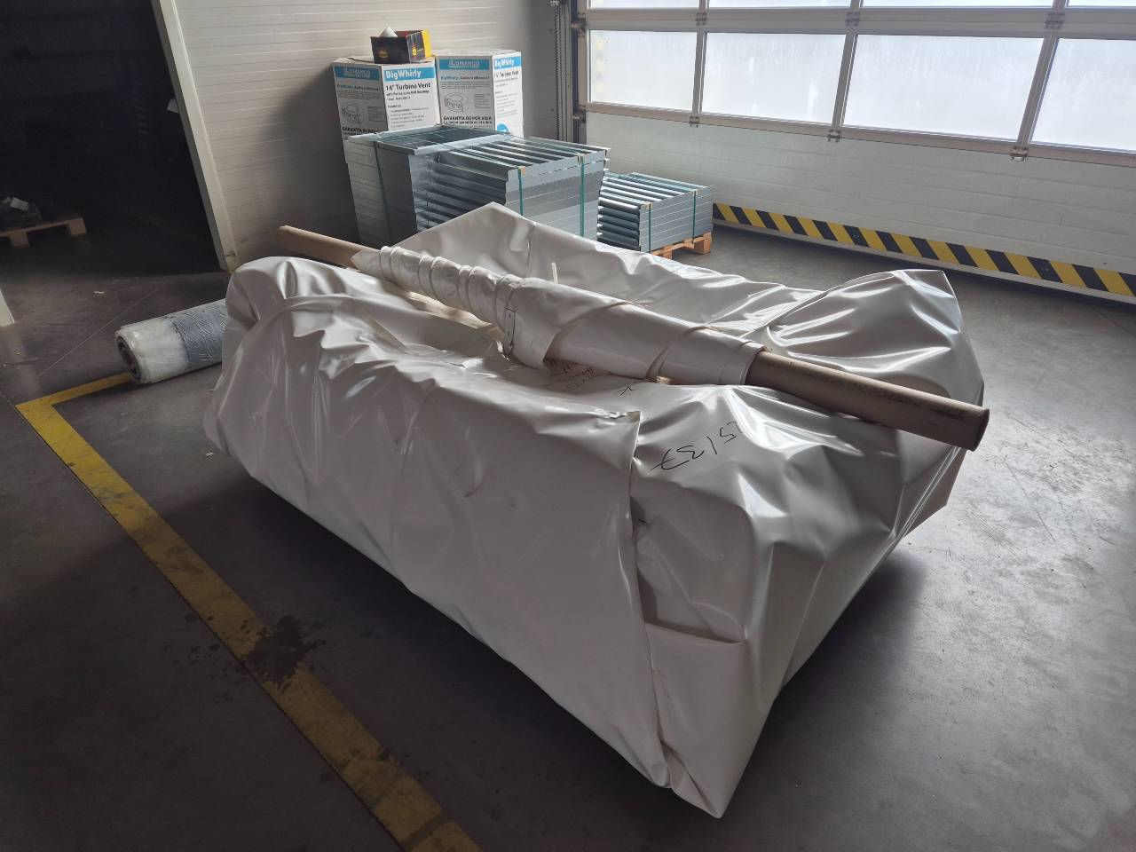 Opláštění plachtové haly