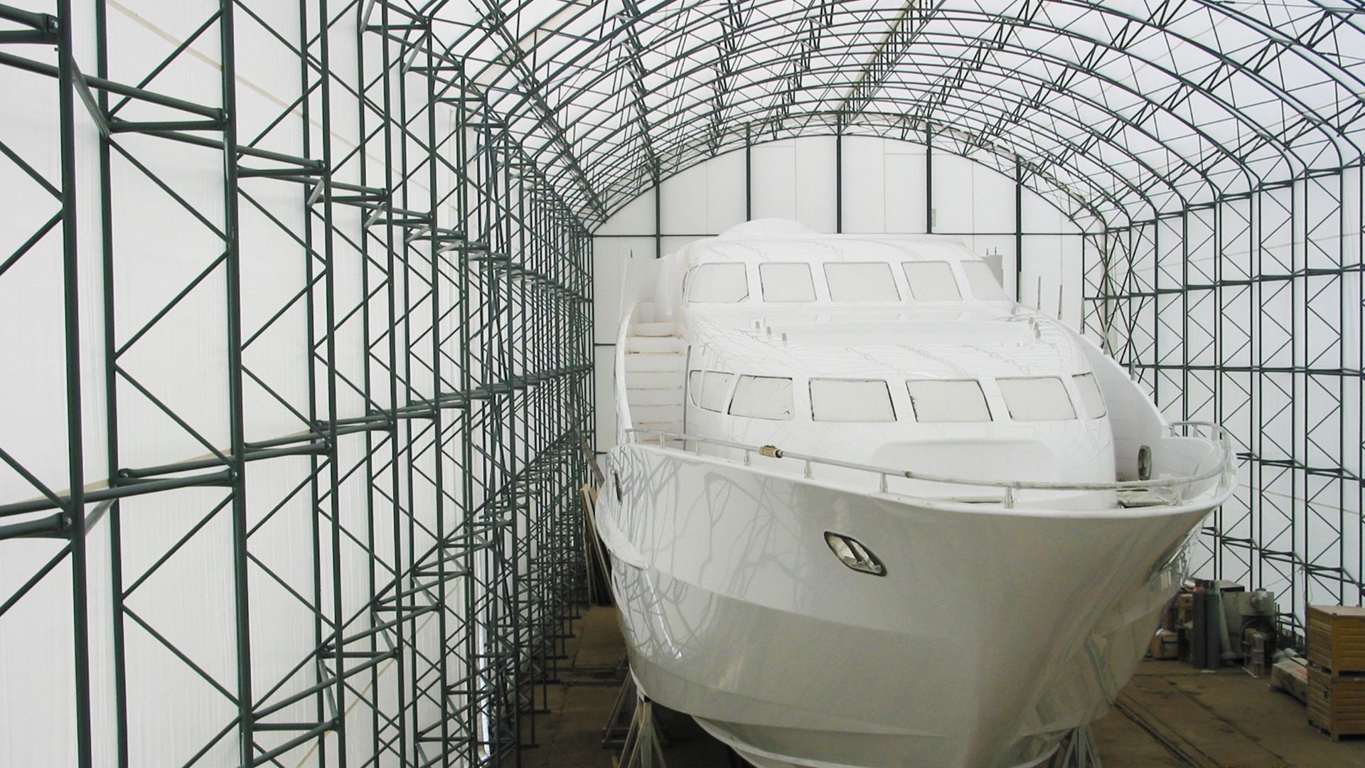 Yacht shed of Danube Marine Consulting spol. s r.o., Bratislava, SK