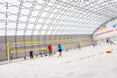 Halle für Beach-Volleyball E.ON Beach Arena, České Budějovice