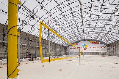 Halle für Beach-Volleyball E.ON Beach Arena, České Budějovice