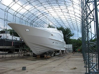 Hangar für die Yacht Danube Marine Consulting spol. s r.o., Bratislava SK