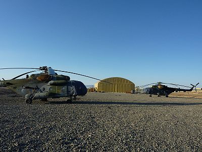 Helicopter hangar of the Army of the Czech Republic, Afghanistan