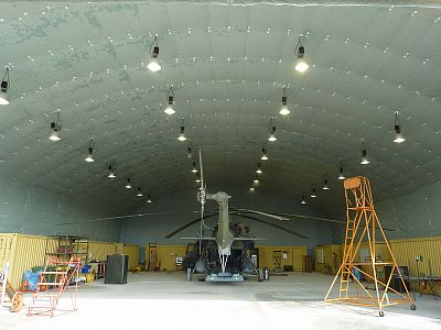Helicopter hangar of the Army of the Czech Republic, Afghanistan